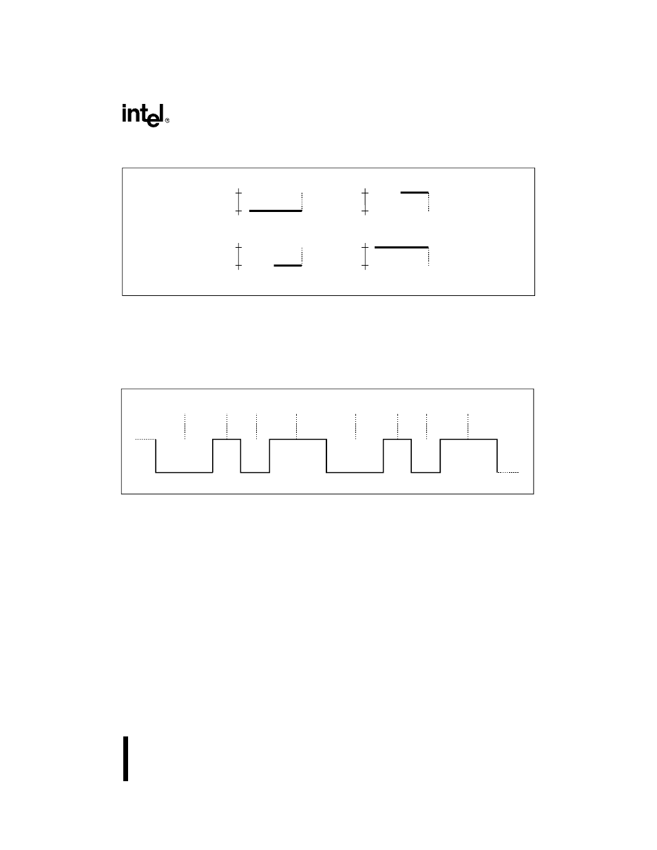 Figure 83. huntzicker symbol definition for j1850, Figure 84. typical vpw waveform, 3 bit arbitration example | Bit arbitration example -7, Huntzicker symbol definition for j1850 -7, Typical vpw waveform -7, Figure 8-3) | Intel 8XC196Lx User Manual | Page 73 / 136