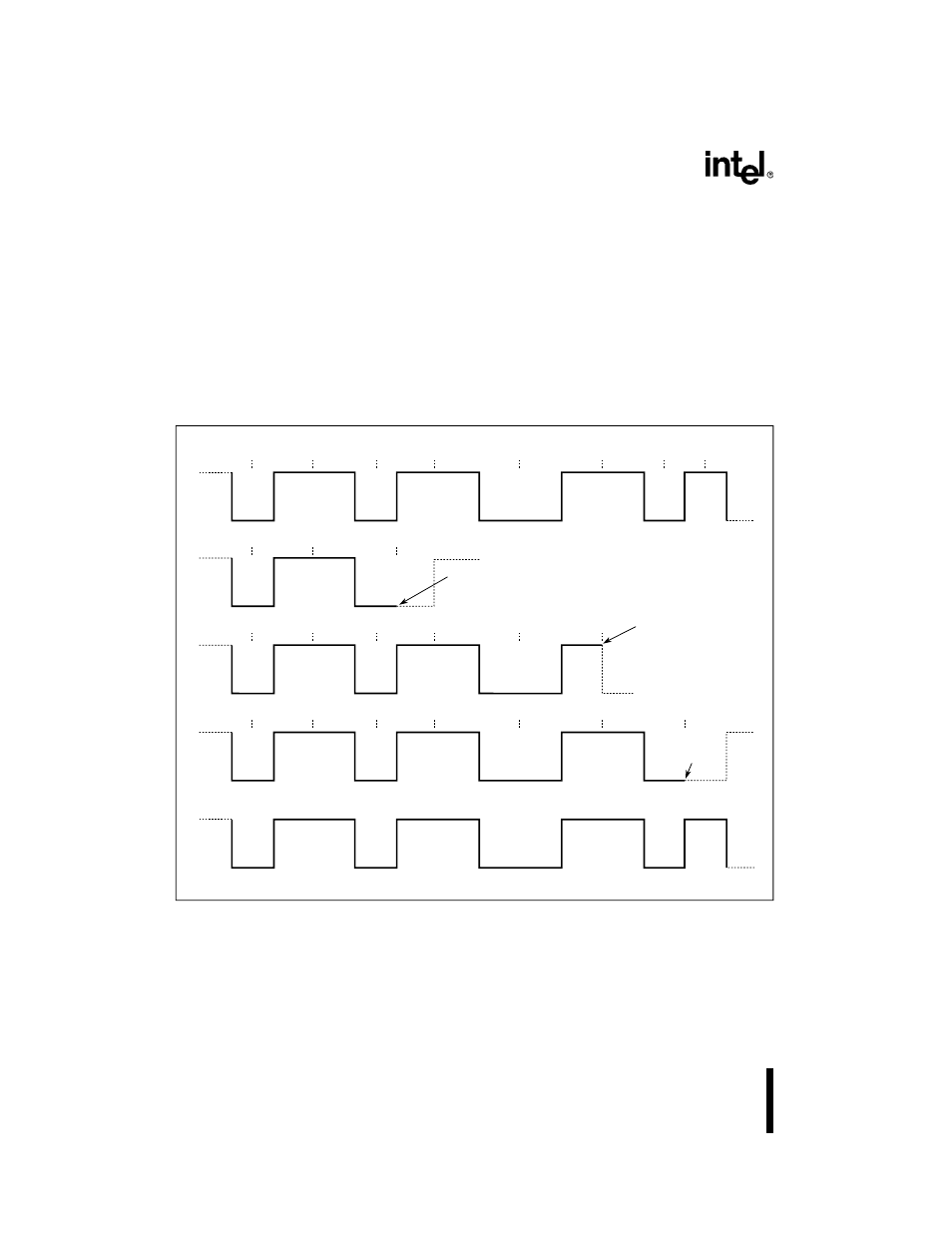 Figure 85. bit arbitration example, 4 message frames, Message frames -8 | Bit arbitration example -8 | Intel 8XC196Lx User Manual | Page 74 / 136