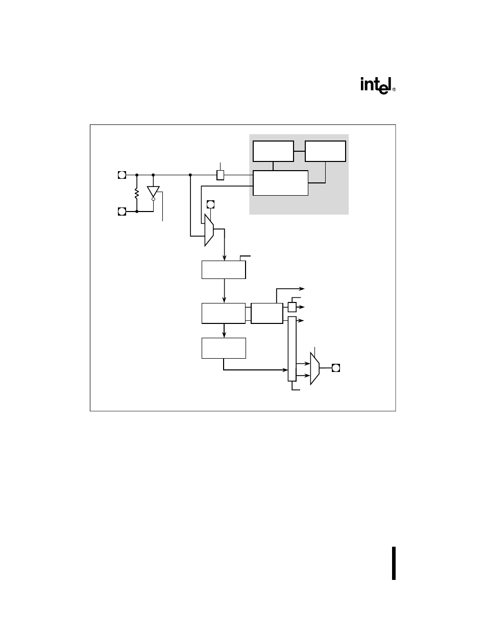 Figure 101. clock circuitry (87c196la, lb only), 2 entering and exiting once mode, Entering and exiting once mode -2 | Clock circuitry (87c196la, lb only) -2, And v | Intel 8XC196Lx User Manual | Page 96 / 136