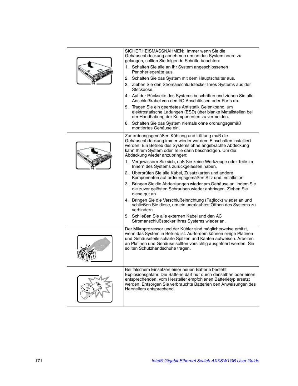 Intel AXXSW1GB User Manual | Page 184 / 220