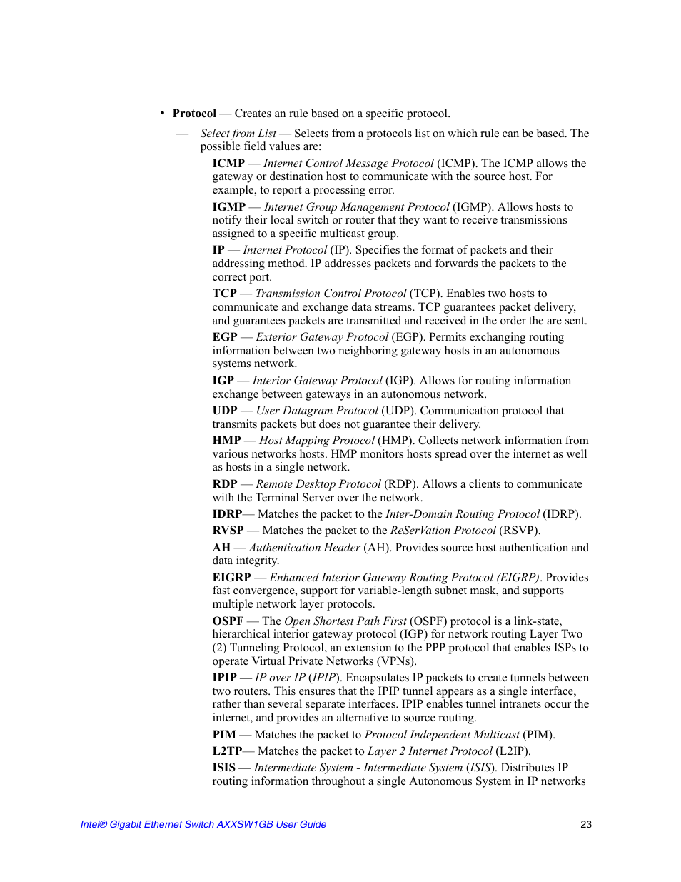 Intel AXXSW1GB User Manual | Page 36 / 220