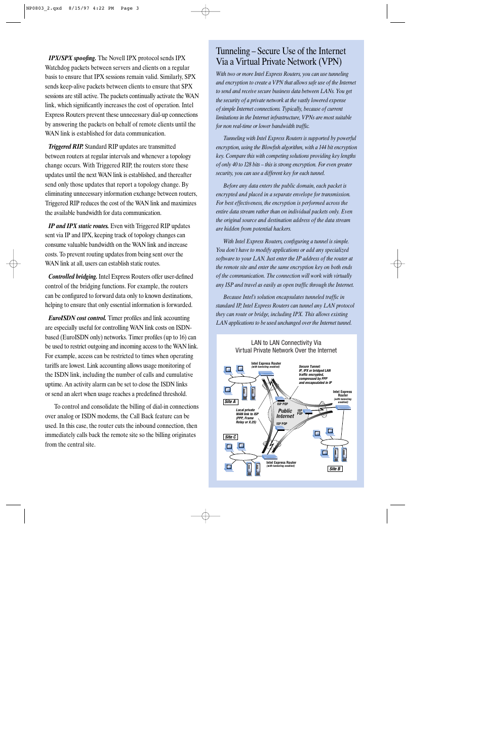 Intel Express Routers 9000 User Manual | Page 3 / 8