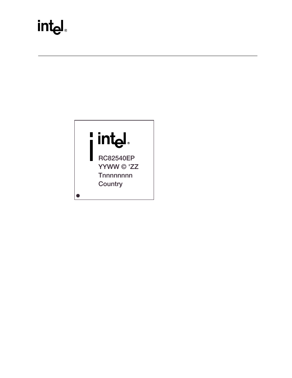 0 package and pinout information, 1 device identification, Package and pinout information | Device identification | Intel 82540EP User Manual | Page 33 / 45