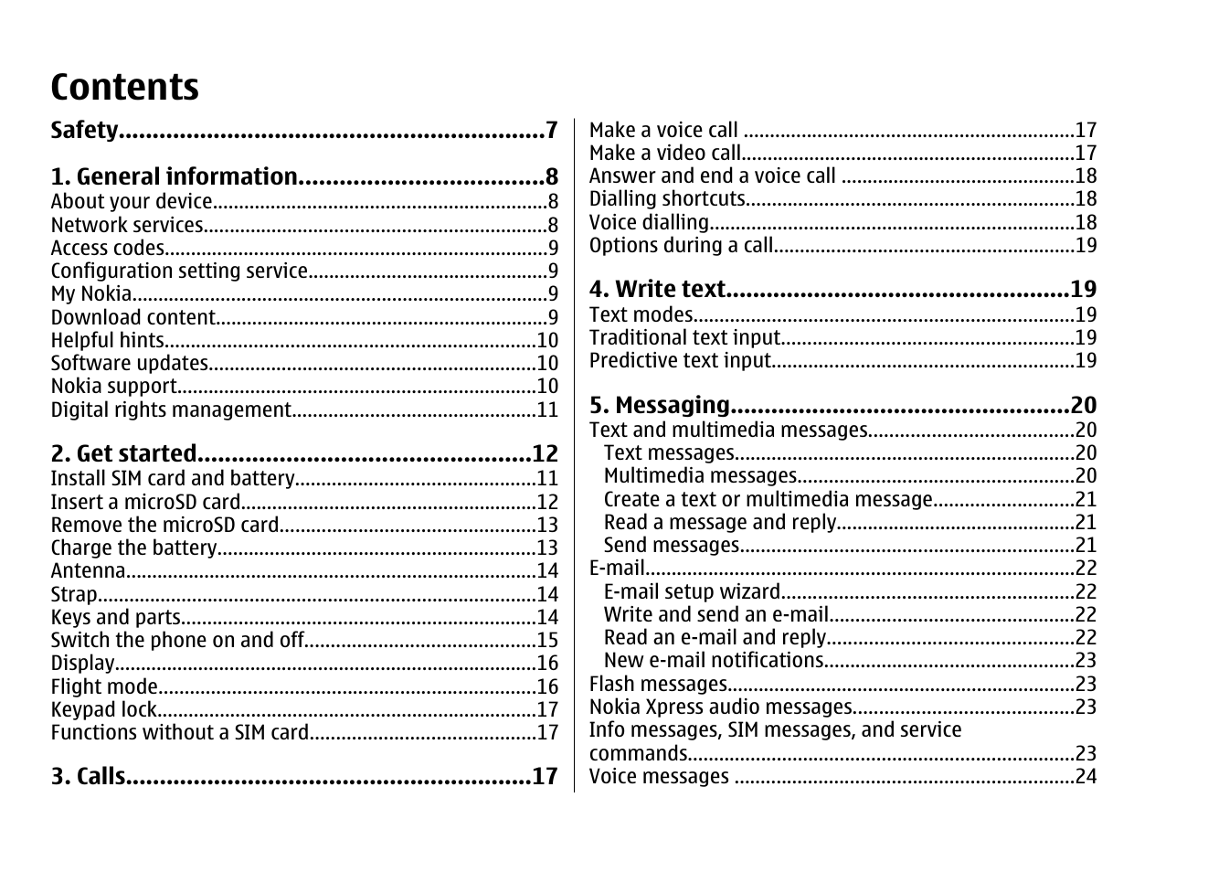 Nokia 6260 User Manual | Page 4 / 58