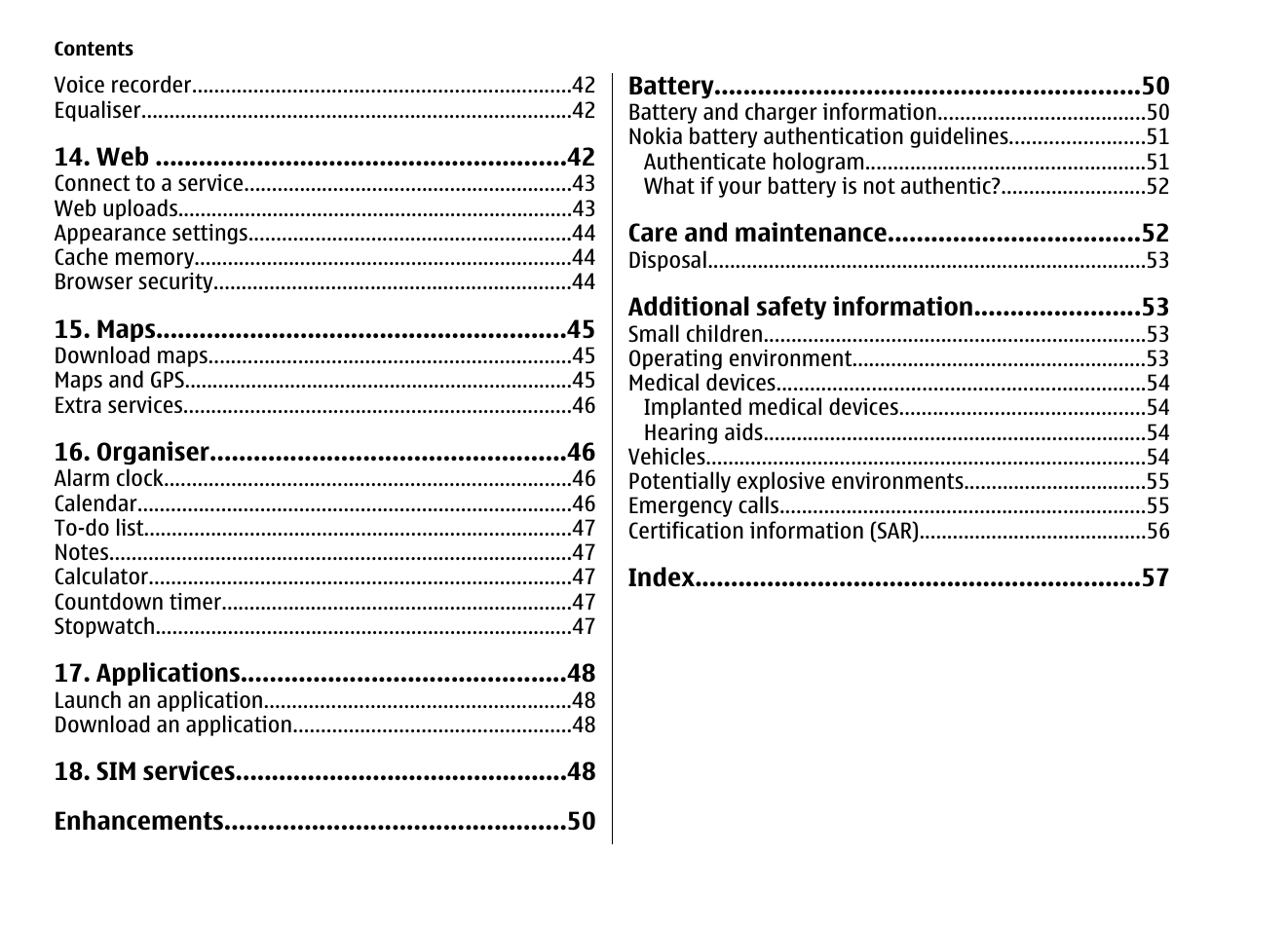 Nokia 6260 User Manual | Page 6 / 58