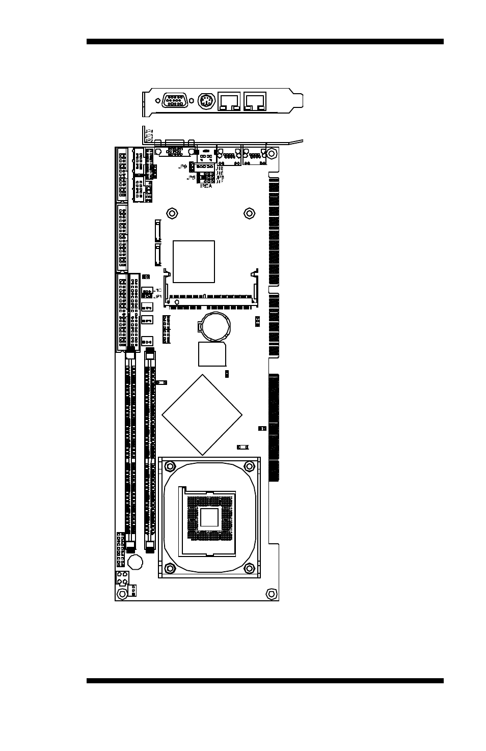 Jumper locations on ib850 | Intel IB850 User Manual | Page 15 / 69