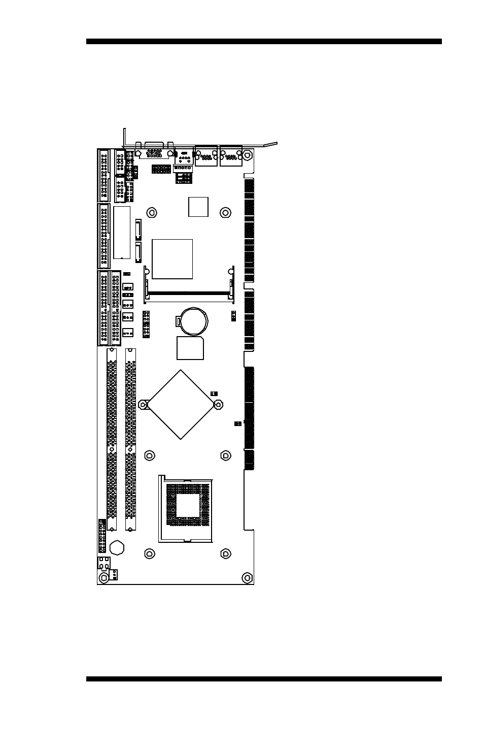 Connector locations on ib850, Ide1, ide2: eide connectors | Intel IB850 User Manual | Page 23 / 69
