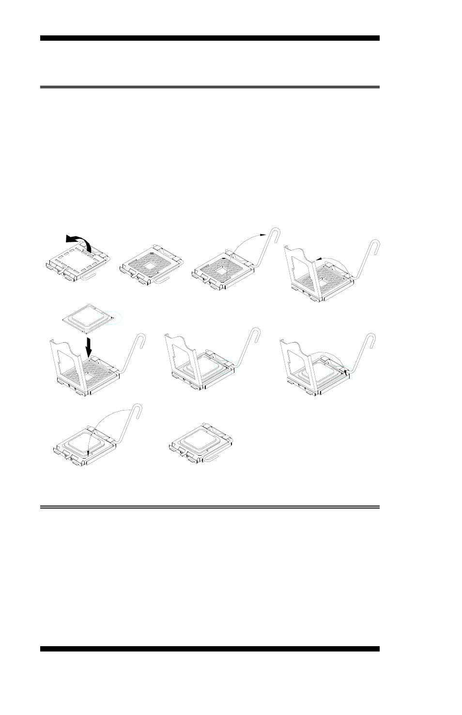 Installing the cpu, Atx power installation | Intel MB898F User Manual | Page 10 / 62