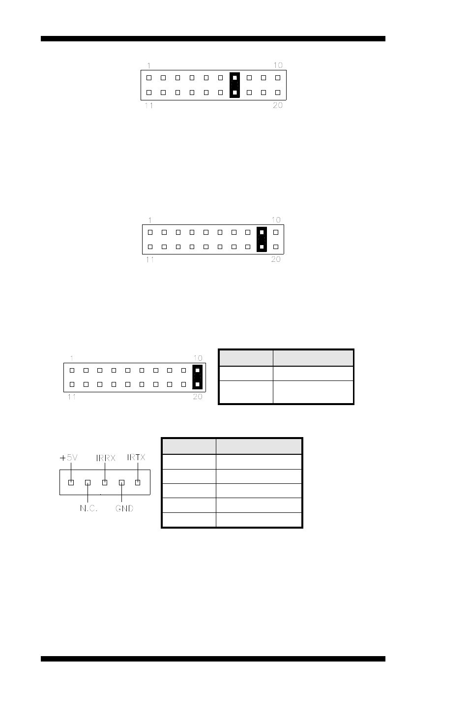 J11: irda connector | Intel MB898F User Manual | Page 26 / 62