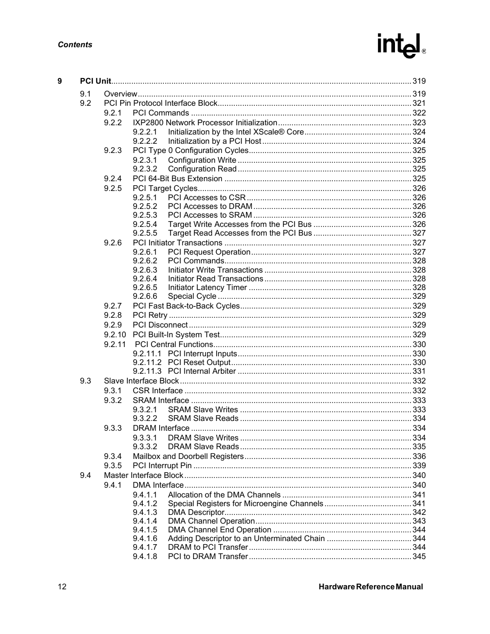 Intel NETWORK PROCESSOR IXP2800 User Manual | Page 12 / 430