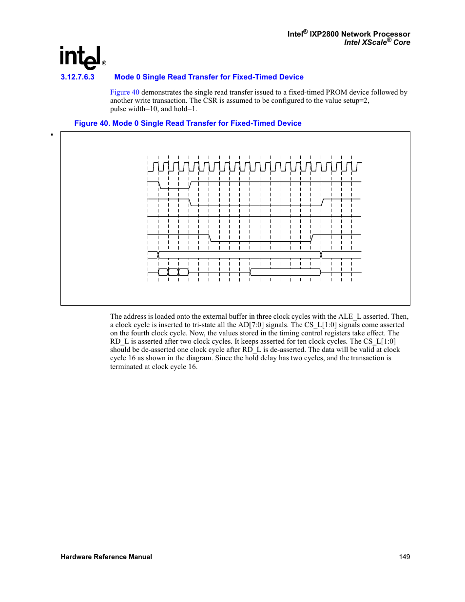 Intel, Ixp2800 network processor intel xscale | Intel NETWORK PROCESSOR IXP2800 User Manual | Page 149 / 430