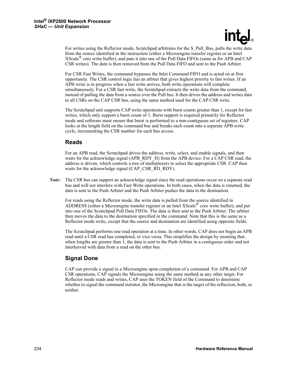 Intel NETWORK PROCESSOR IXP2800 User Manual | Page 234 / 430