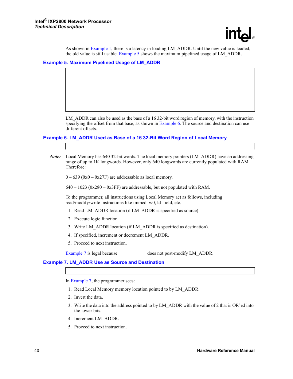 Intel NETWORK PROCESSOR IXP2800 User Manual | Page 40 / 430