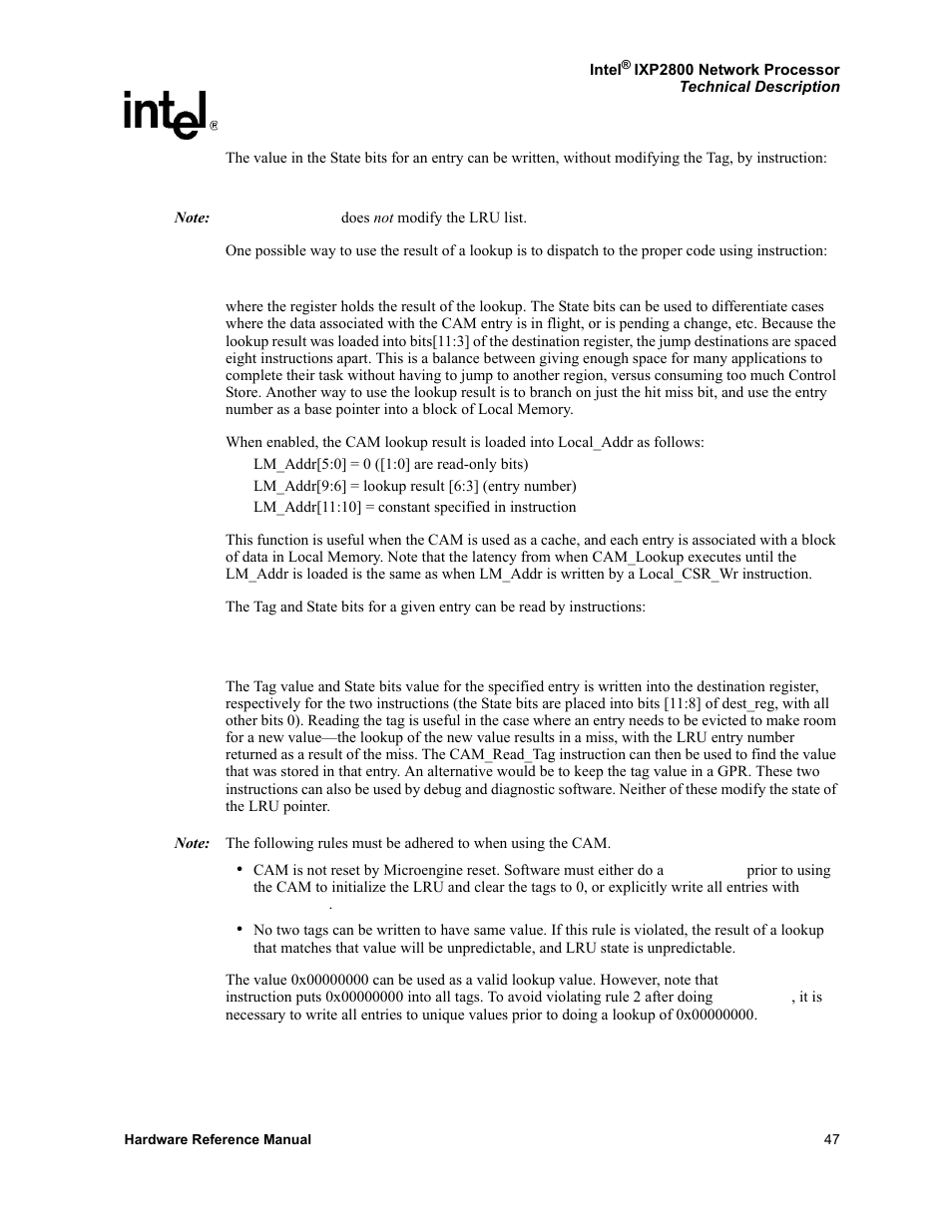 Intel NETWORK PROCESSOR IXP2800 User Manual | Page 47 / 430