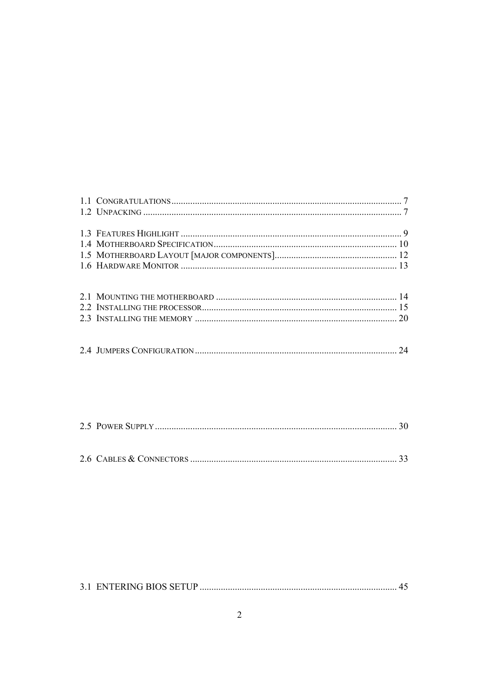 Intel Arima LH500 User Manual | Page 2 / 78