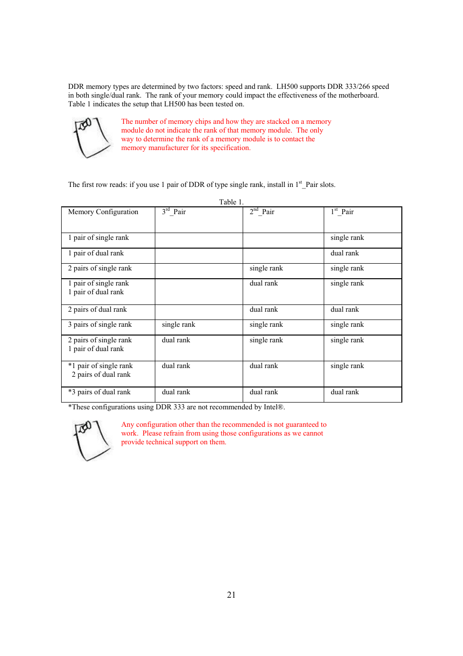 Intel Arima LH500 User Manual | Page 21 / 78
