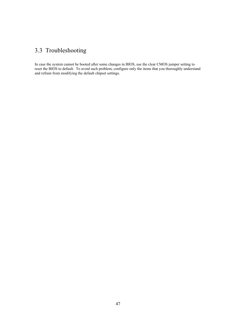 3 troubleshooting | Intel Arima LH500 User Manual | Page 47 / 78