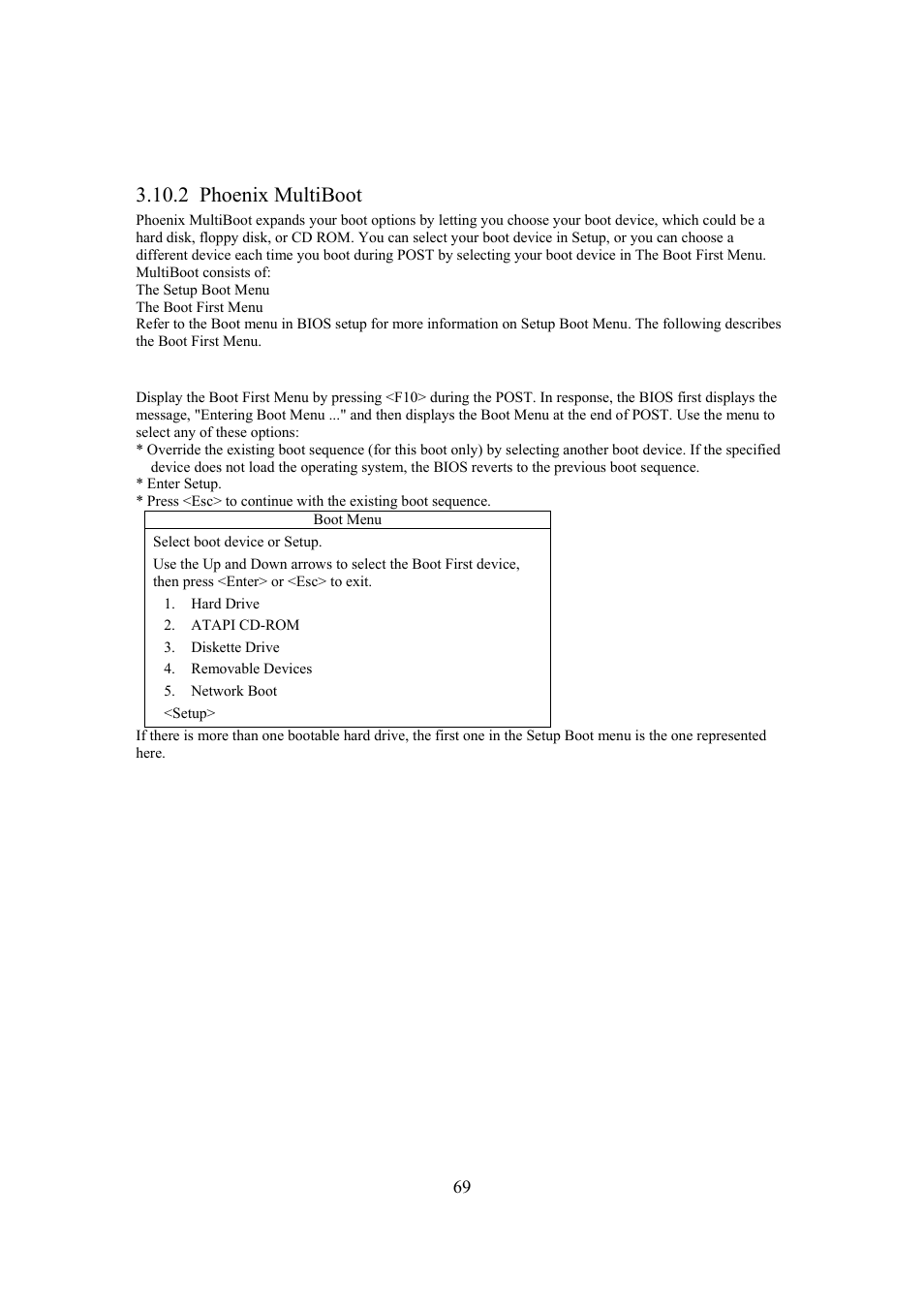 2 phoenix multiboot | Intel Arima LH500 User Manual | Page 69 / 78