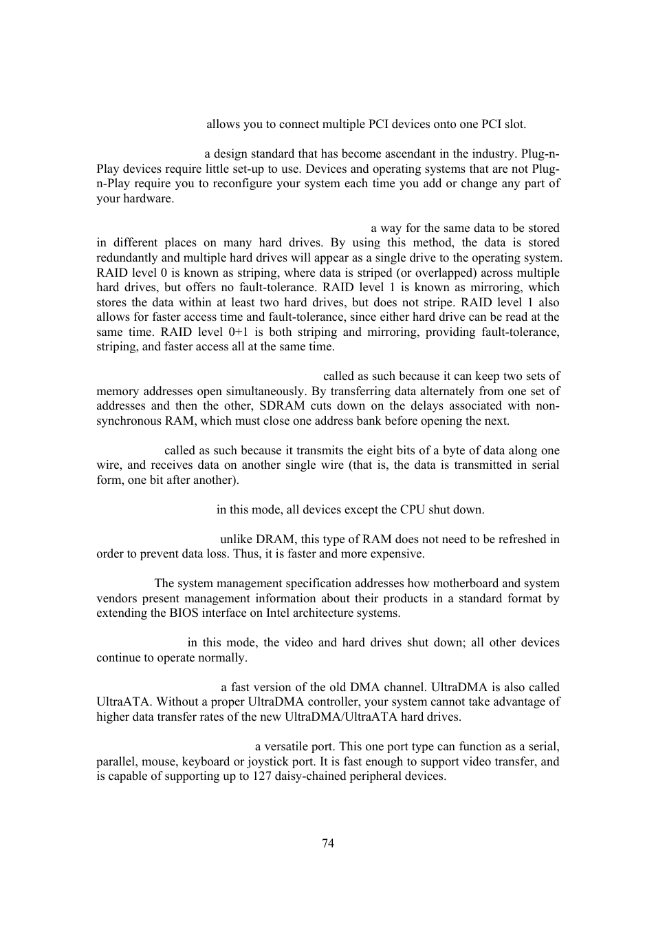 Intel Arima LH500 User Manual | Page 74 / 78