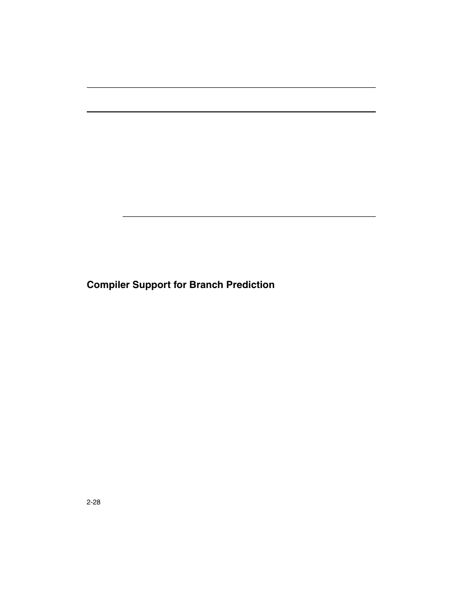 Compiler support for branch prediction, Compiler support for branch prediction -28, Example 2-10 | Loop unrolling -28 | Intel ARCHITECTURE IA-32 User Manual | Page 100 / 568