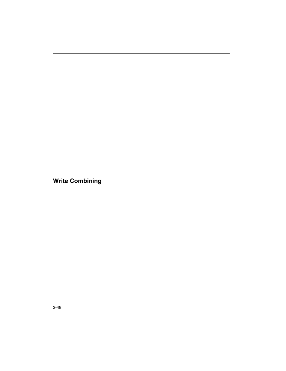 Write combining, Write combining -48 | Intel ARCHITECTURE IA-32 User Manual | Page 120 / 568