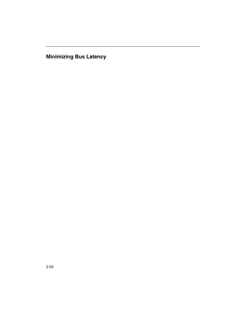Minimizing bus latency, Minimizing bus latency -52 | Intel ARCHITECTURE IA-32 User Manual | Page 124 / 568