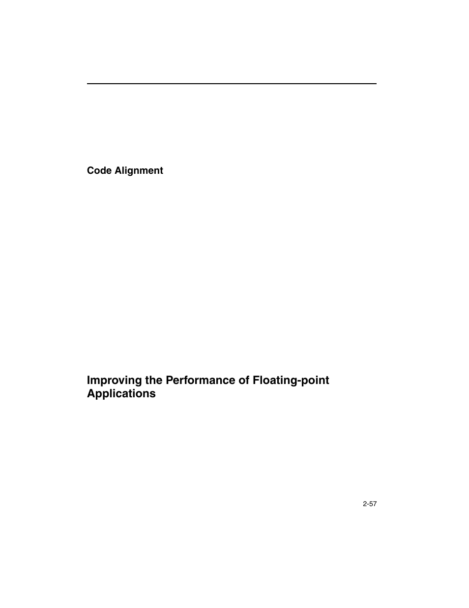 Code alignment, Code alignment -57 | Intel ARCHITECTURE IA-32 User Manual | Page 129 / 568