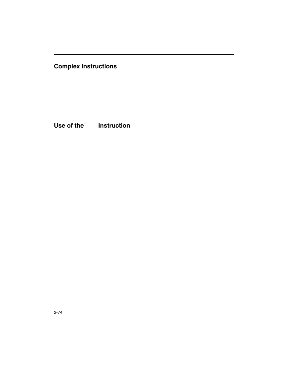 Complex instructions, Use of the lea instruction, The section “use of the lea | Instruction” for | Intel ARCHITECTURE IA-32 User Manual | Page 146 / 568