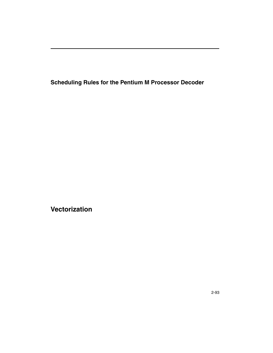Vectorization, Vectorization -93 | Intel ARCHITECTURE IA-32 User Manual | Page 165 / 568