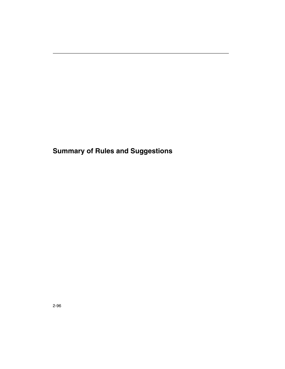 Summary of rules and suggestions, Summary of rules and suggestions -96 | Intel ARCHITECTURE IA-32 User Manual | Page 168 / 568