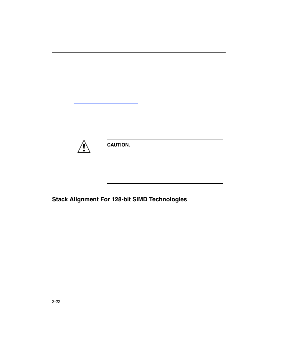 Stack alignment for 128-bit simd technologies, Stack alignment for 128-bit simd technologies -22 | Intel ARCHITECTURE IA-32 User Manual | Page 202 / 568
