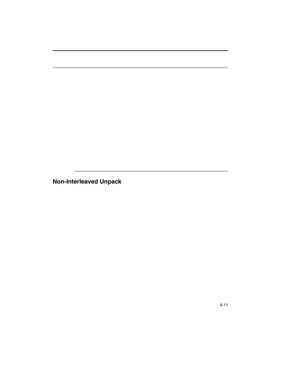 Non-interleaved unpack, Non-interleaved unpack -11, Example 4-5 | Interleaved pack without saturation -11 | Intel ARCHITECTURE IA-32 User Manual | Page 231 / 568