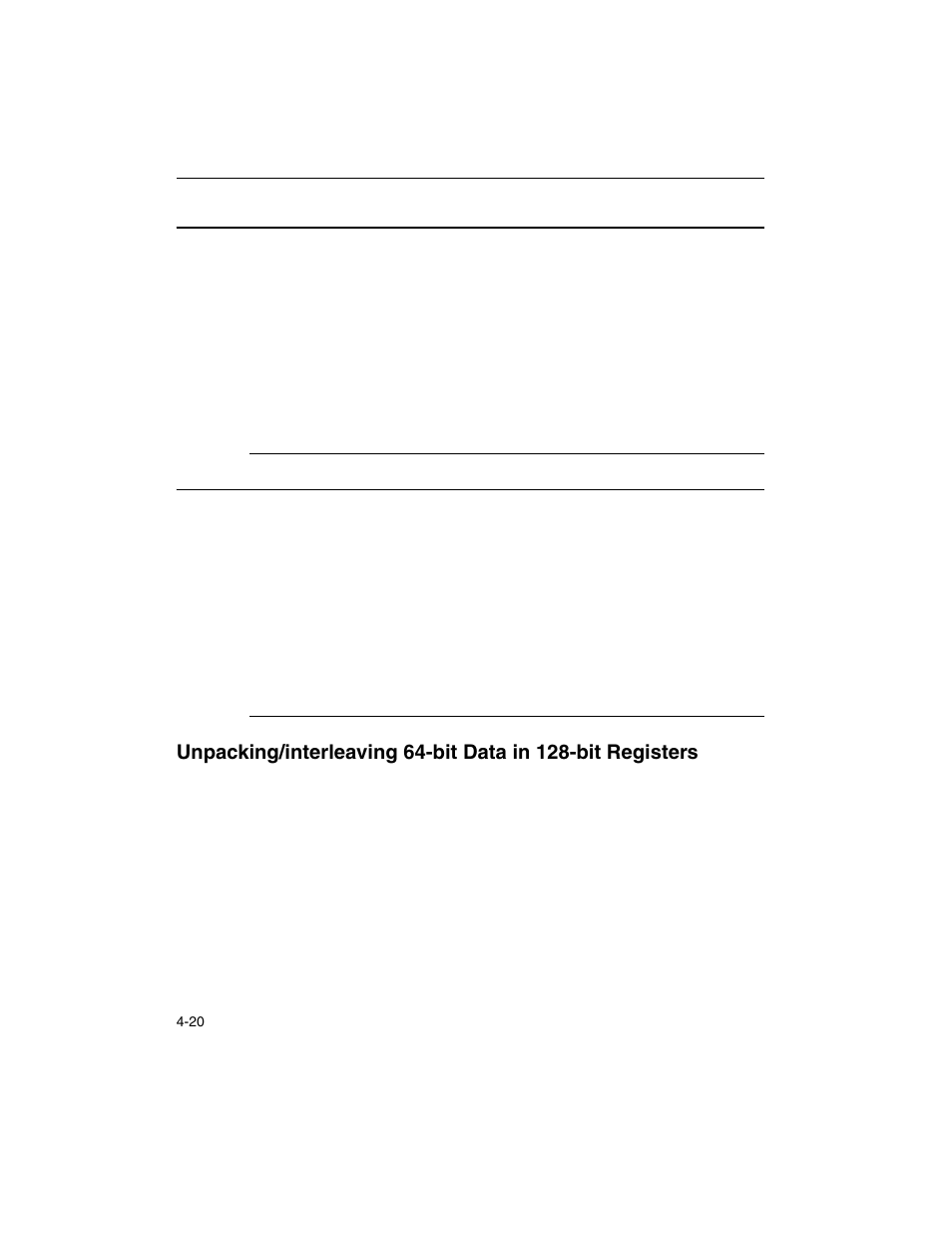 Example 4-13, Swap using 3 instructions -20, Example 4-14 | Reverse using 3 instructions -20 | Intel ARCHITECTURE IA-32 User Manual | Page 240 / 568