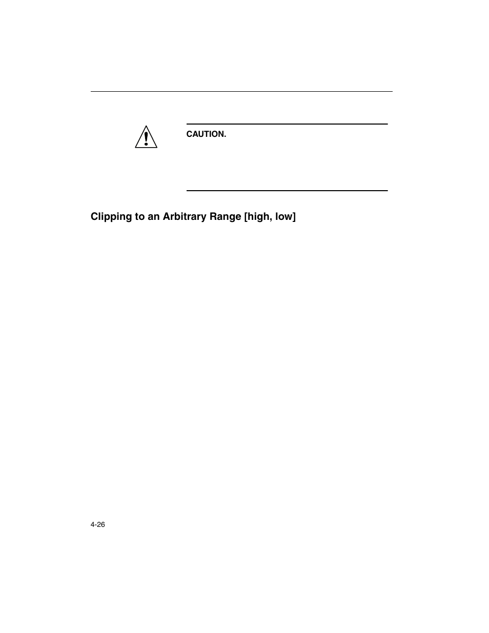 Clipping to an arbitrary range [high, low, Clipping to an arbitrary range [high, low] -26 | Intel ARCHITECTURE IA-32 User Manual | Page 246 / 568