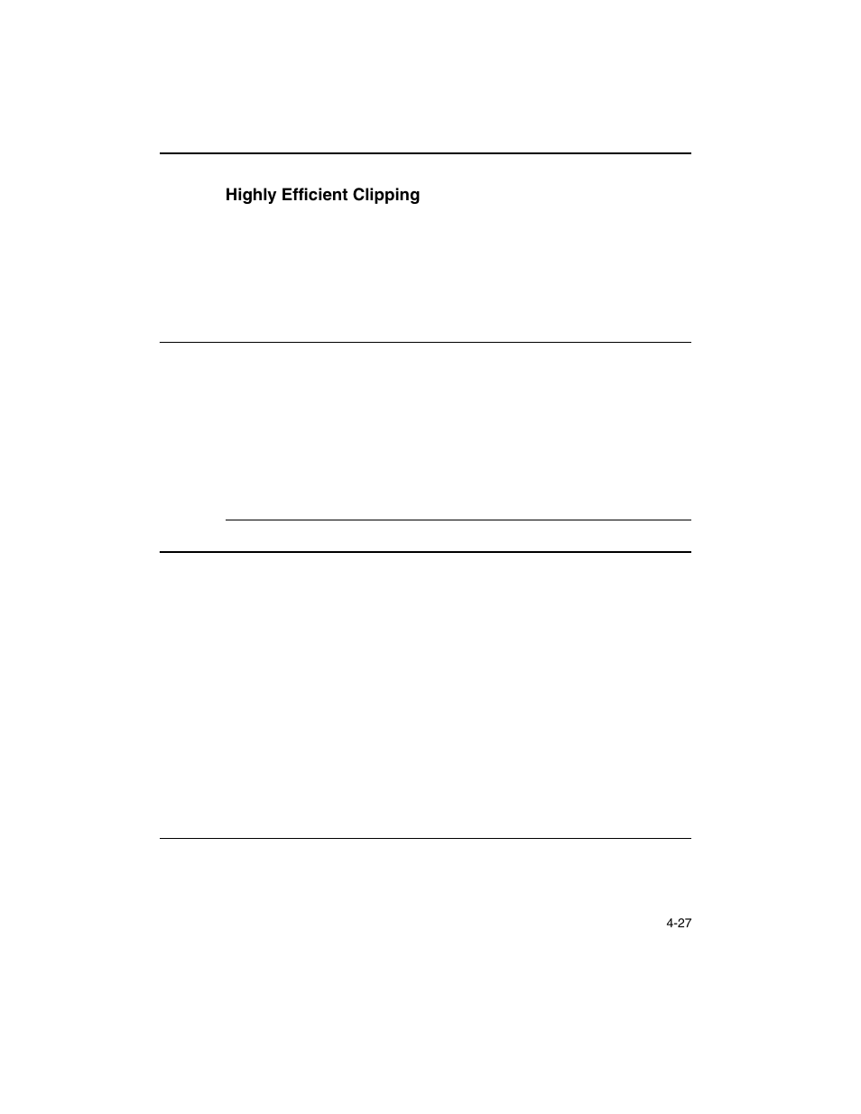 Highly efficient clipping, Highly efficient clipping -27, Example 4-19 | Example 4-20 | Intel ARCHITECTURE IA-32 User Manual | Page 247 / 568