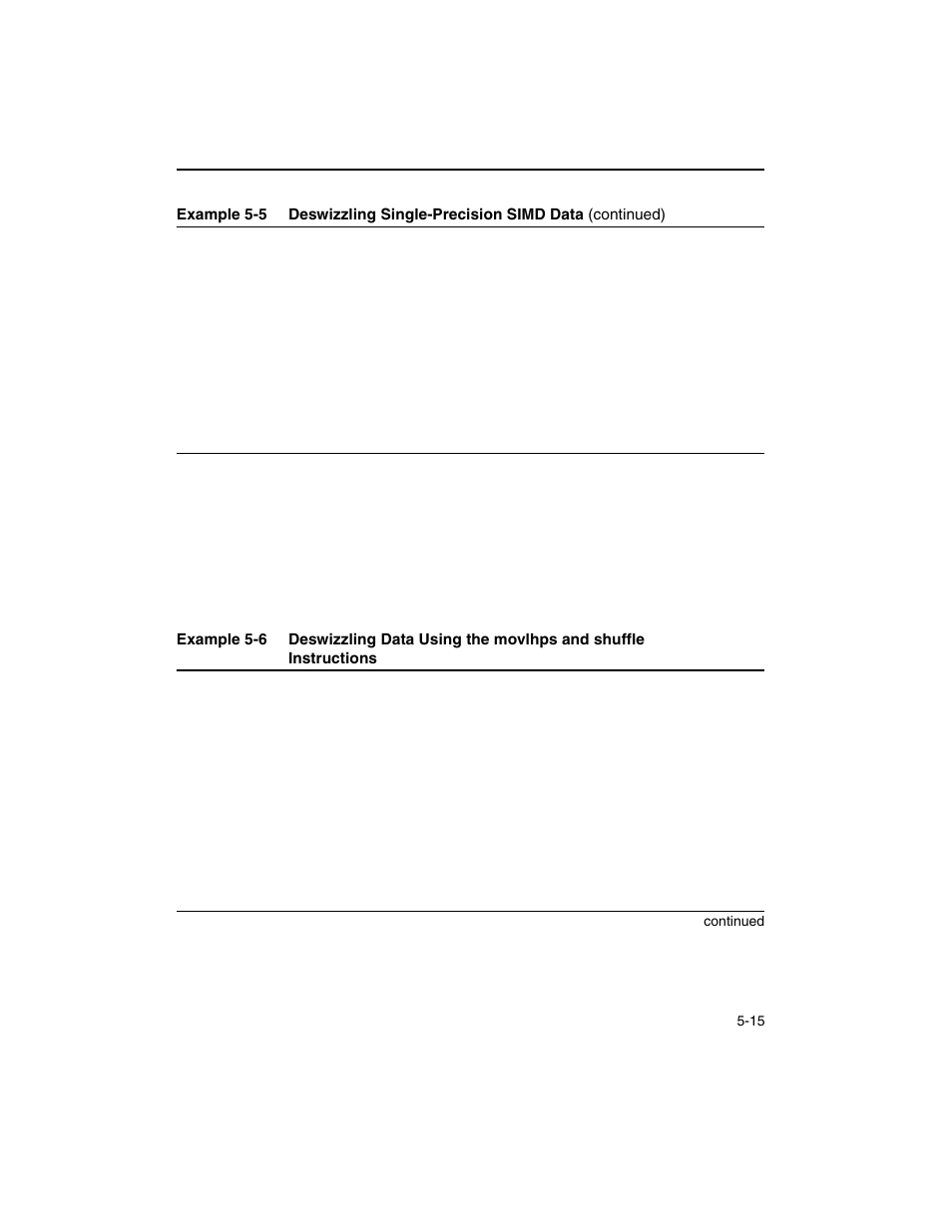 Example 5-6 | Intel ARCHITECTURE IA-32 User Manual | Page 277 / 568