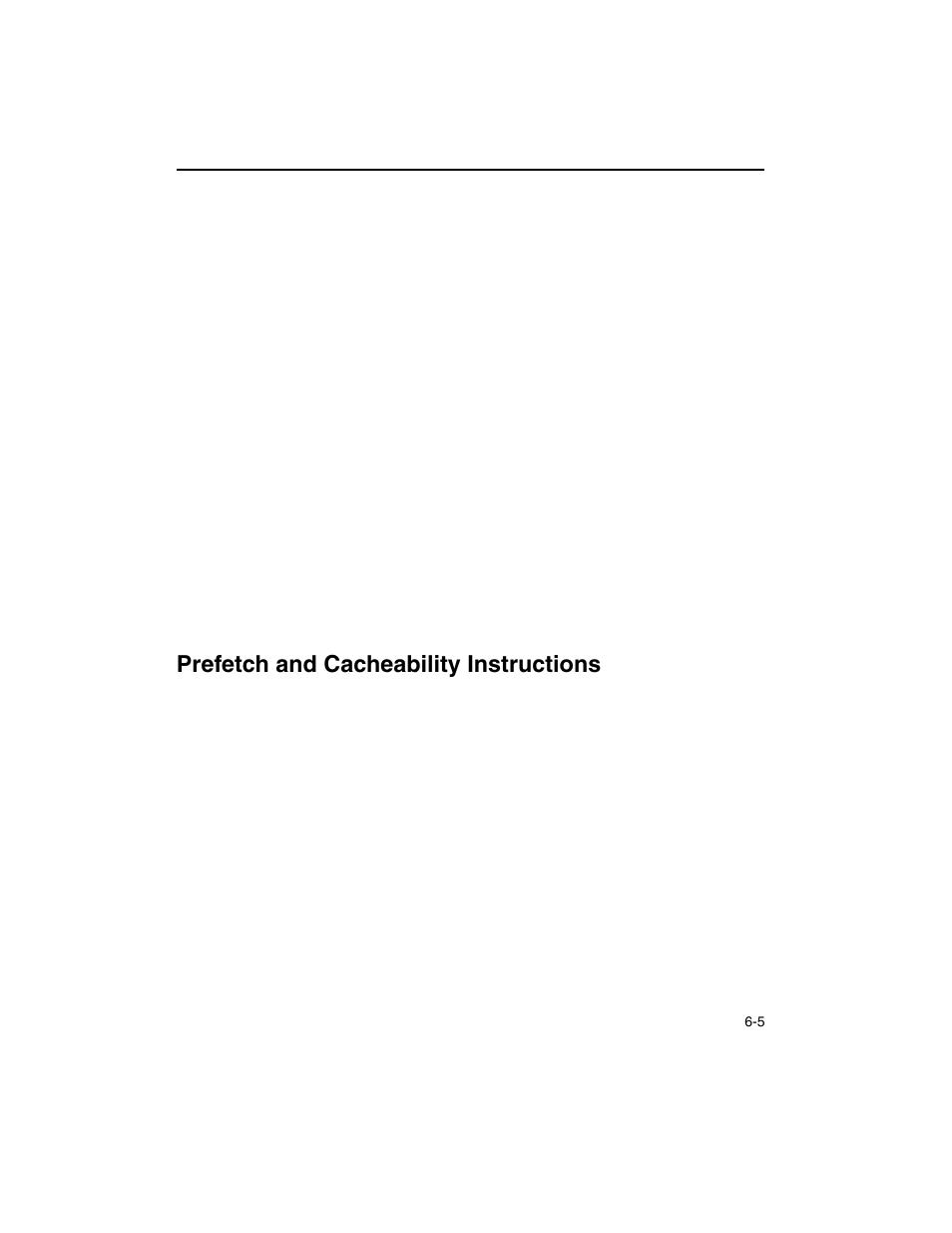 Prefetch and cacheability instructions, Prefetch and cacheability instructions -5 | Intel ARCHITECTURE IA-32 User Manual | Page 295 / 568