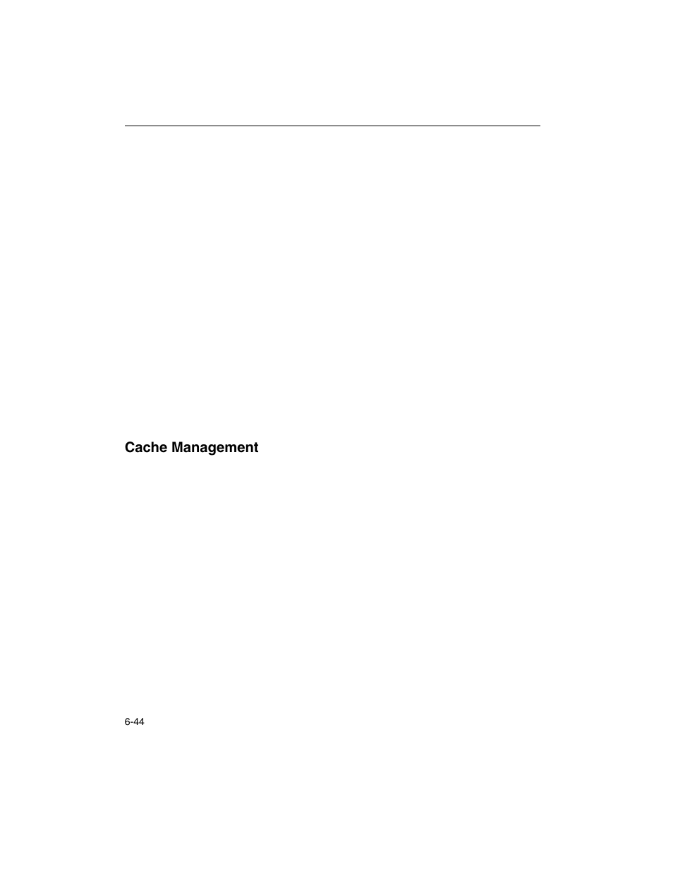 Cache management, Cache management -44 | Intel ARCHITECTURE IA-32 User Manual | Page 334 / 568