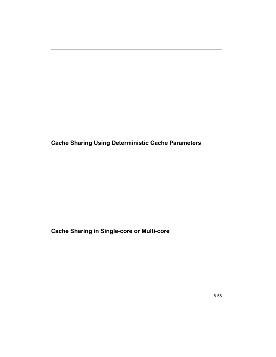 Cache sharing using deterministic cache parameters, Cache sharing in single-core or multi-core | Intel ARCHITECTURE IA-32 User Manual | Page 345 / 568