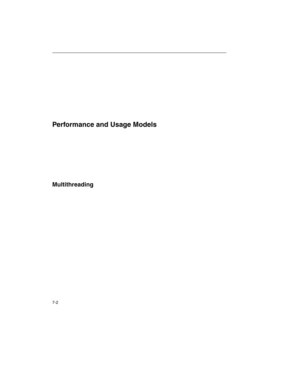 Performance and usage models, Multithreading, Performance and usage models -2 | Multithreading -2 | Intel ARCHITECTURE IA-32 User Manual | Page 348 / 568