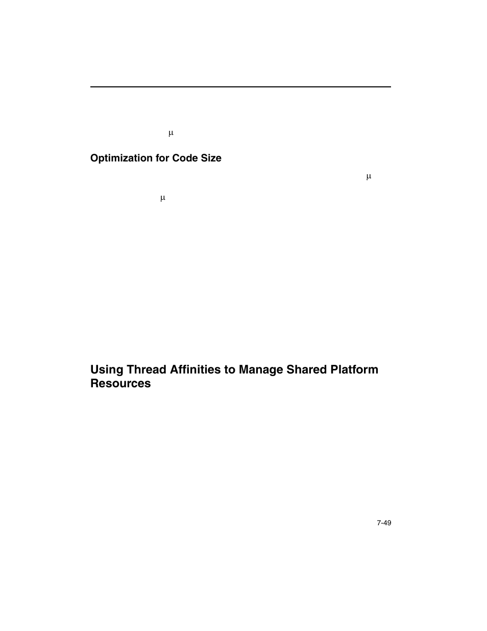 Optimization for code size, Optimization for code size -49 | Intel ARCHITECTURE IA-32 User Manual | Page 395 / 568