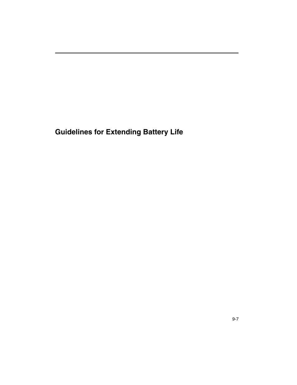 Guidelines for extending battery life, Guidelines for extending battery life -7 | Intel ARCHITECTURE IA-32 User Manual | Page 421 / 568