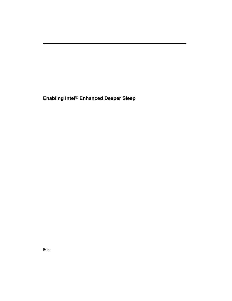 Enabling intel® enhanced deeper sleep, Enabling intel | Intel ARCHITECTURE IA-32 User Manual | Page 428 / 568