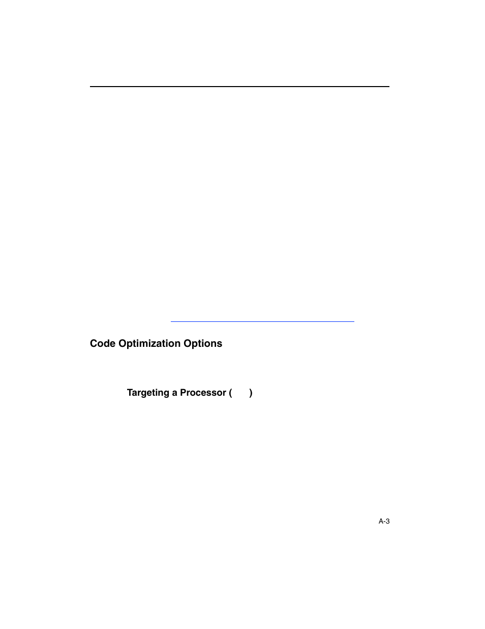 Code optimization options, Targeting a processor (-gn) | Intel ARCHITECTURE IA-32 User Manual | Page 437 / 568