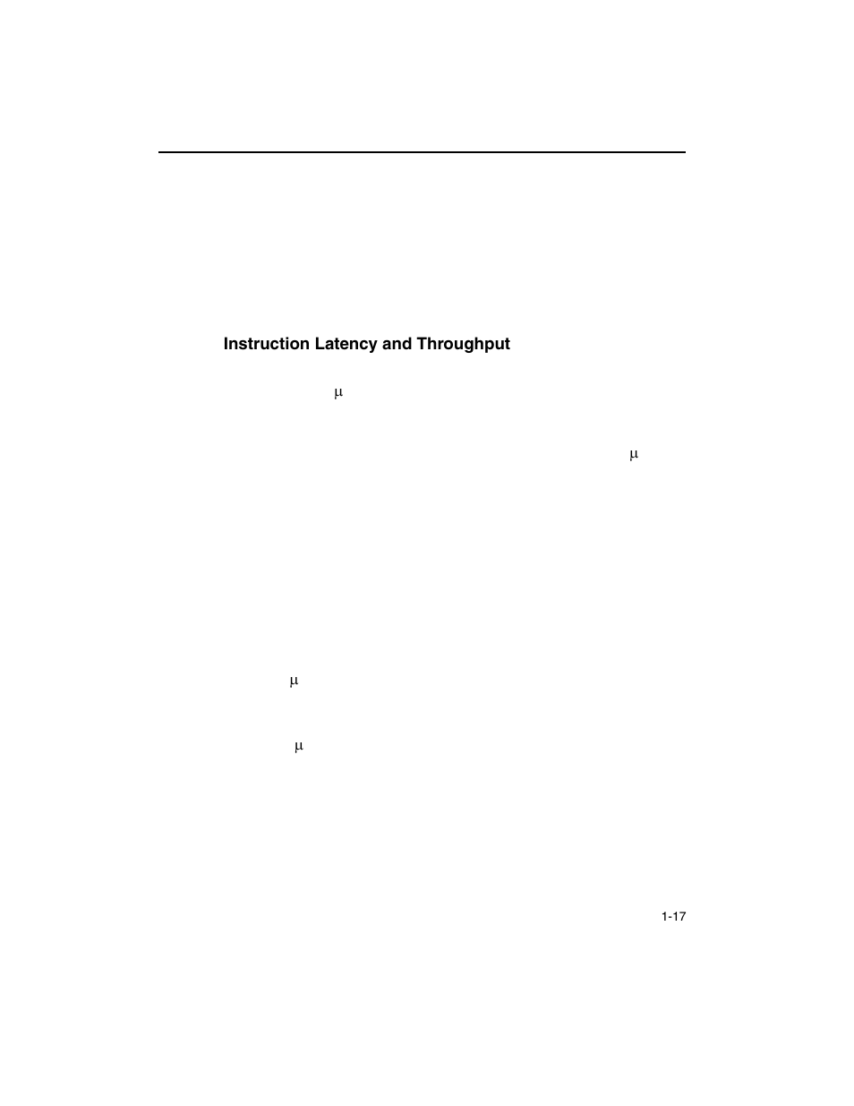 Instruction latency and throughput, Instruction latency and throughput -17 | Intel ARCHITECTURE IA-32 User Manual | Page 45 / 568