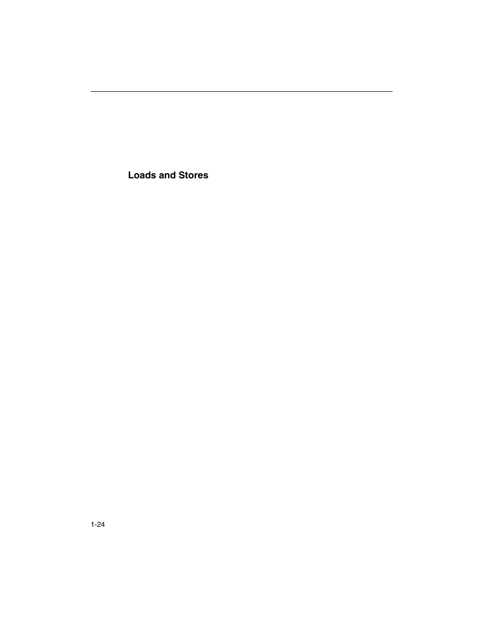Loads and stores, Loads and stores -24 | Intel ARCHITECTURE IA-32 User Manual | Page 52 / 568