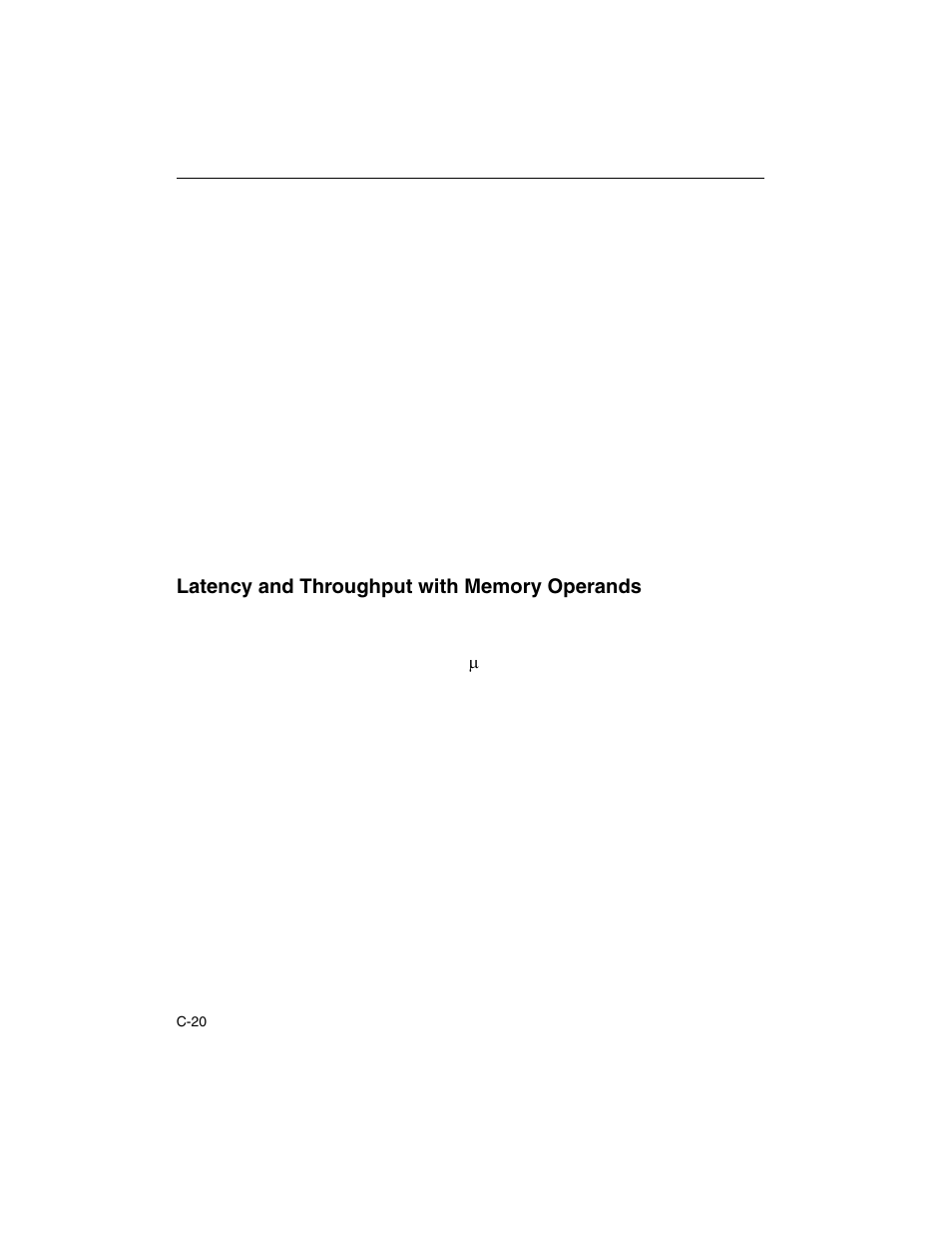 Latency and throughput with memory operands | Intel ARCHITECTURE IA-32 User Manual | Page 534 / 568