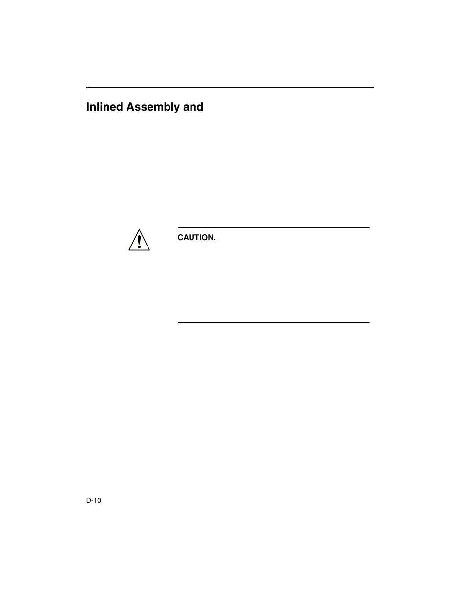 Inlined assembly and ebx | Intel ARCHITECTURE IA-32 User Manual | Page 546 / 568