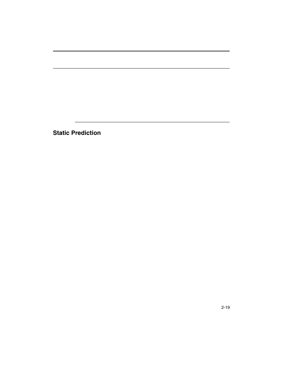 Static prediction, Static prediction -19, Example 2-4 | Use of | Intel ARCHITECTURE IA-32 User Manual | Page 91 / 568