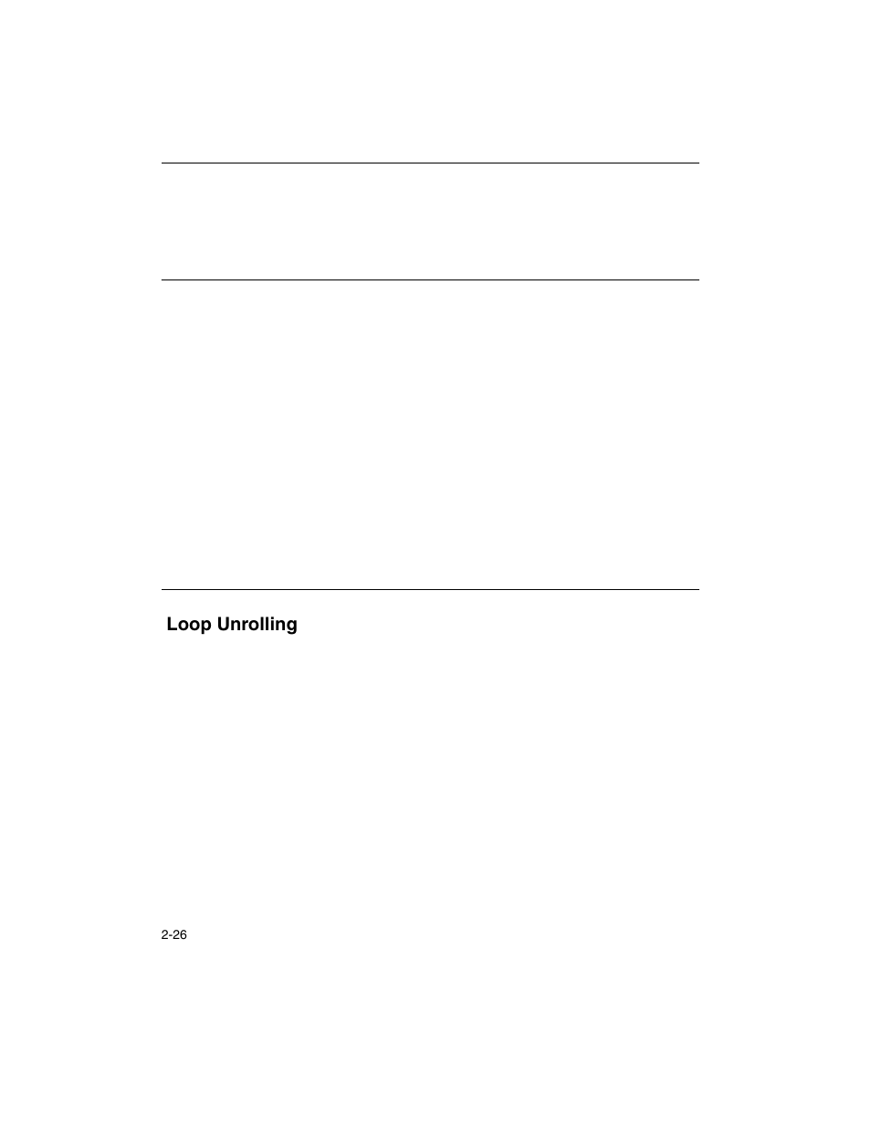 Loop unrolling, Loop unrolling -26, Example 2-9 | Intel ARCHITECTURE IA-32 User Manual | Page 98 / 568